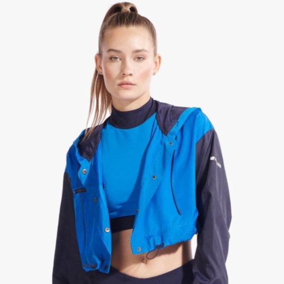 New Balance Jackets & Blazers - New Balance x STAUD - Windbreaker - Blue/Black - L